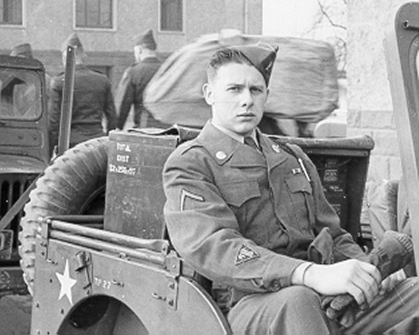 Hank in the army