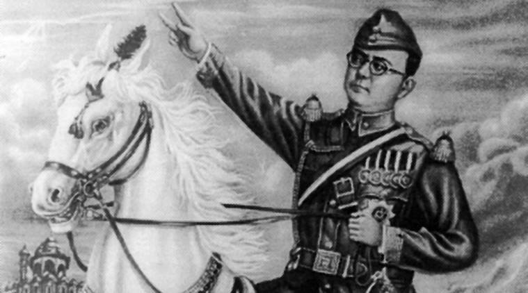 A sketch of Netaji Subhash Chandra Bose.