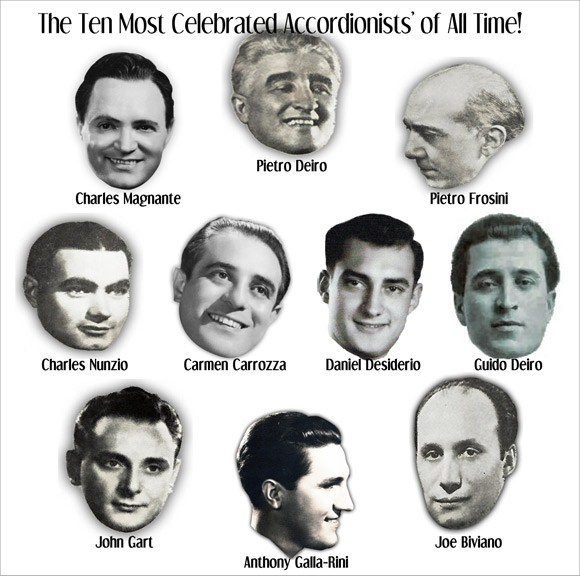 Ten Celebrated Accordionists CD