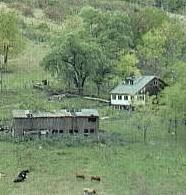 New Vrindaban barn and farm house