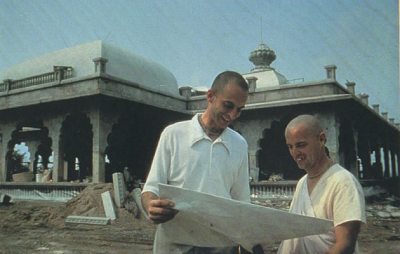 Bhagavatananda and Kirtanananda Swami, ca. summer 1977.