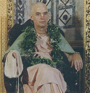 Kirtanananda Swami Bhaktipada at Prabhupada's Palace (1981)