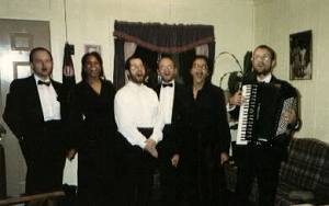 Choir members party at Hrishikesh and Shyama's apartment
