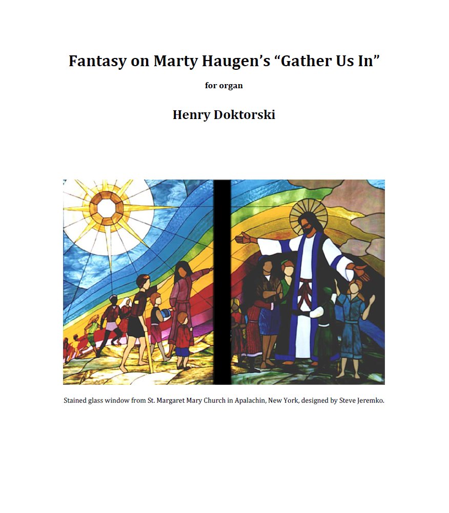Fantasy sheet music cover.
